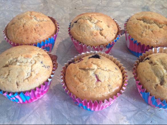 Blueberry muffins