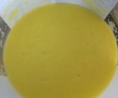 Super Easy Raw Mango Coconut Custard