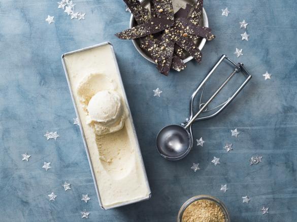 Peanut butter gelato