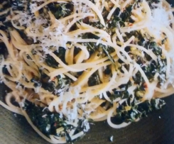 Silverbeet Spaghetti with Lemon and Mascarpone