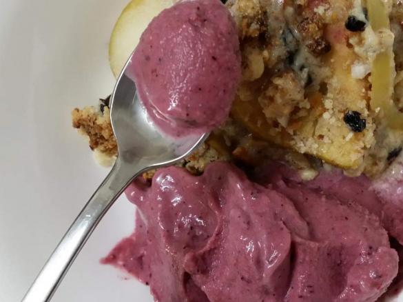 Berry & Coconut Ice-cream (dairy free)