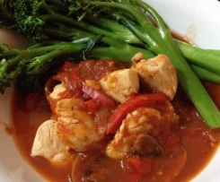 Low Cal Chicken Cacciatore 