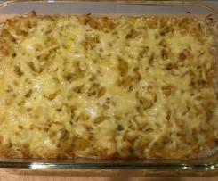 Garlic Prawn Pasta Bake