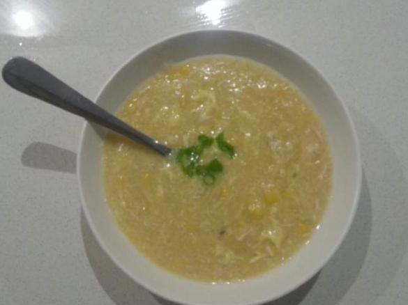 chicken and sweet corn soup