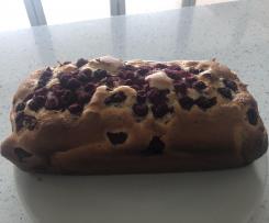 Raspberry and lemon curd cake