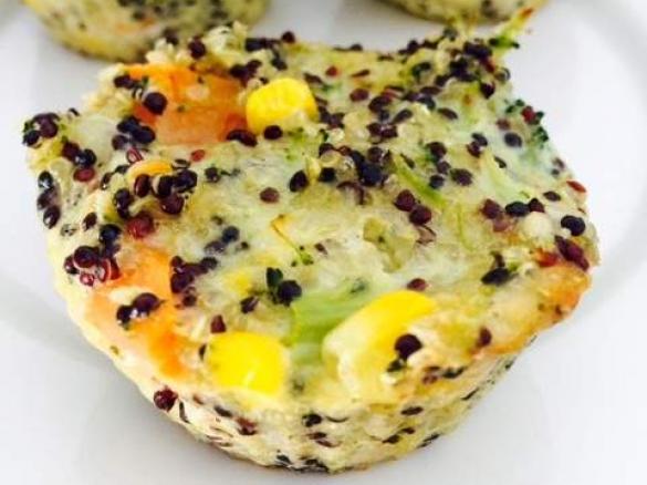 Quinoa and Vegetable Muffins - Great snack for kids