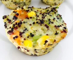Quinoa and Vegetable Muffins - Great snack for kids