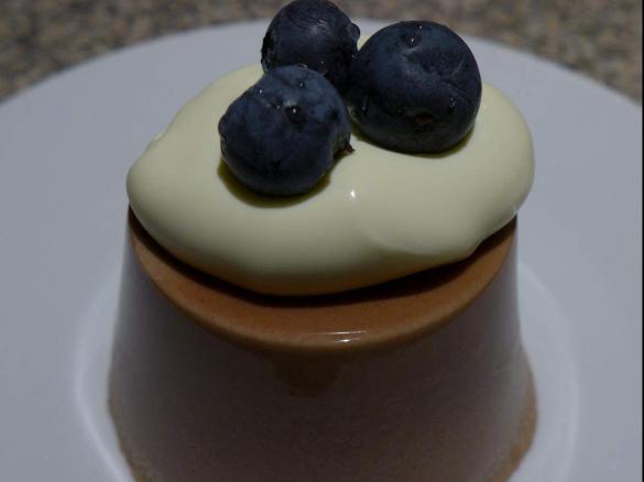 LCHF, Sugar Free Chocolate Panna Cotta