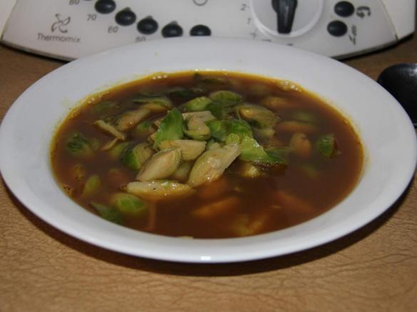 Brussel Sprouts in 7 Spice Broth