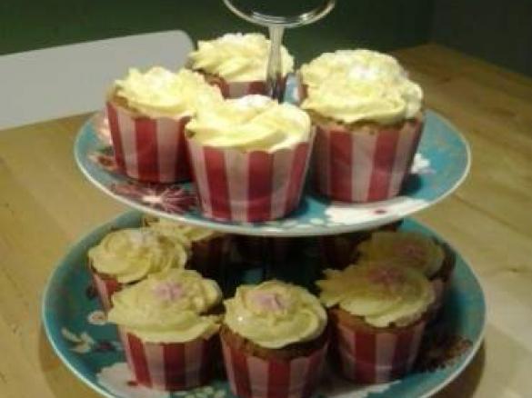 White chocolate cupcakes
