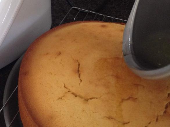 Glazed Lemon Syrup Cake