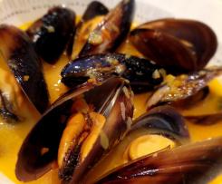 Mussels in wine sauce