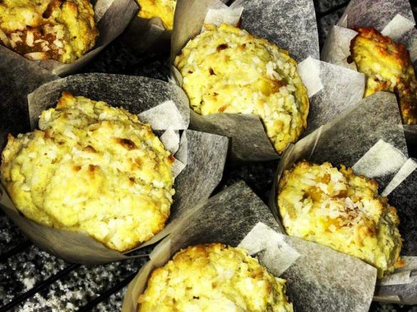 Peach & Coconut Muffins