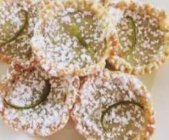 vegan lime tarts