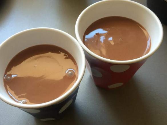 Chocolate Yogo   Egg free Custard 