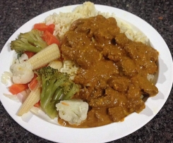 FODMAP Friendly Creamy Beef Curry