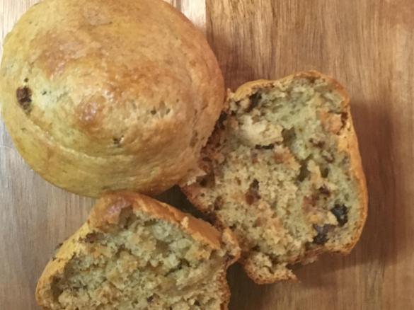 Banana, Maple and Date Muffins