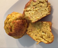Healthy zucchini muffins 