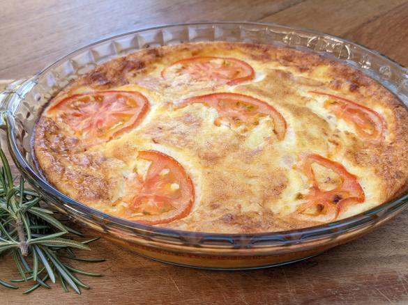 Self-Crusting Quiche