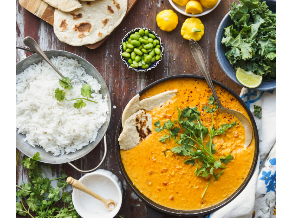 Vegan peanut lentil curry (adapted from @anettvelsberg)