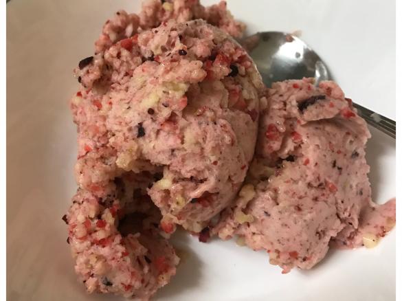 Banana, Strawberry, and Blueberry Sorbet