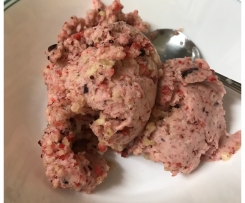 Banana, Strawberry, and Blueberry Sorbet