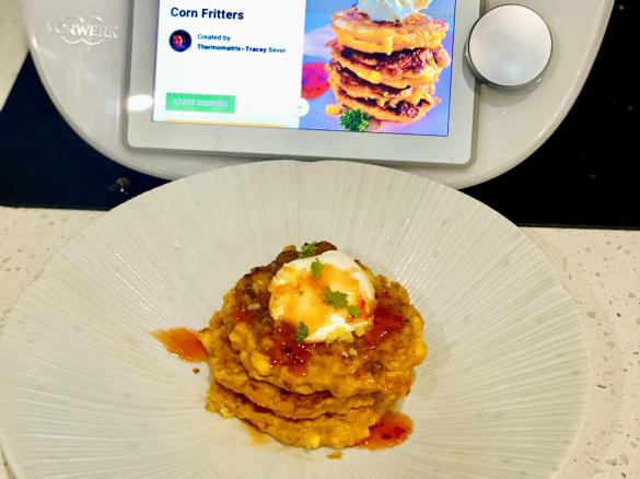 Mexican corn fritters