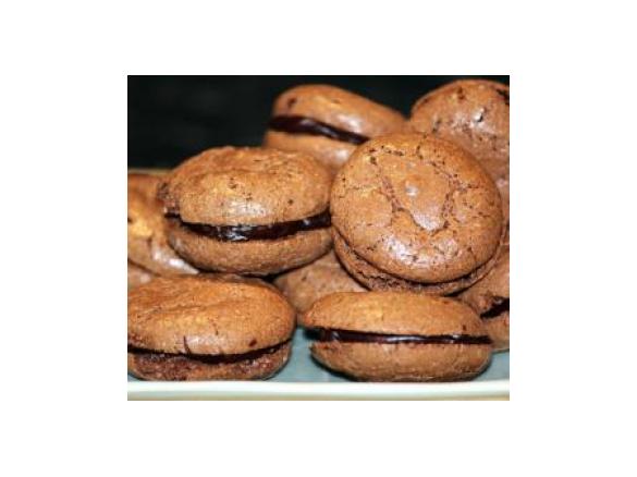 Chocolate aniseed Macarons