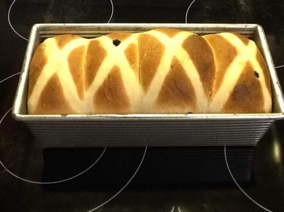 Hot Cross Bun loaf