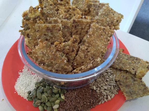 Easy Four Seed Crackers