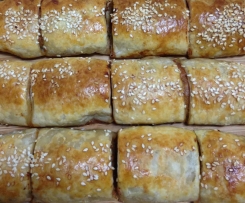 Meat and mushroom Sausage Rolls