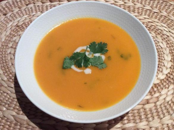 Asian Inspired Kumara Soup