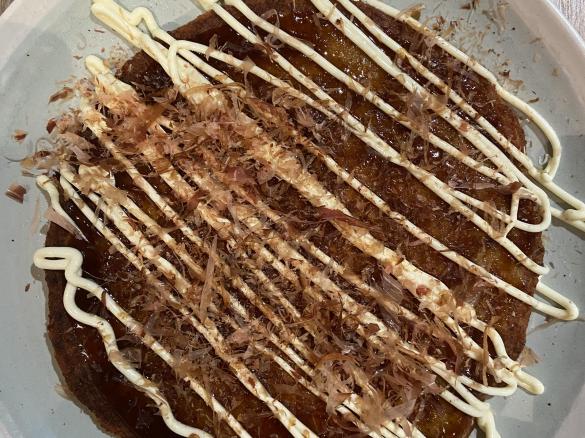 Okonomiyaki (Japanese pancake)