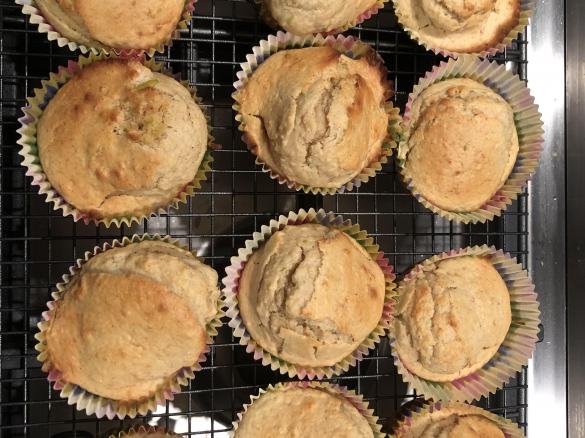 Apple Banana Muffins