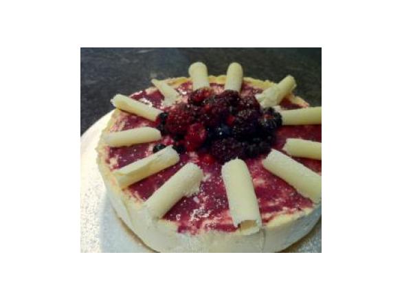 Celebration White Chocolate & Berry Ice Cream Cake