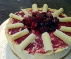 Celebration White Chocolate & Berry Ice Cream Cake