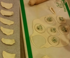 Spinach and Three Cheese mini calzone