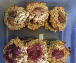 2-ingredient oatmeal cookies (refined sugar free, oil free, vegan)