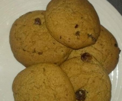 Rum and raisin biscuits