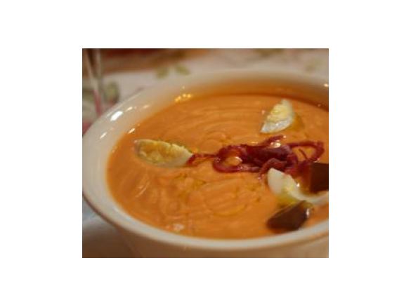 Salmorejo Cordobes - Cordoba's thick tomato and bread soup