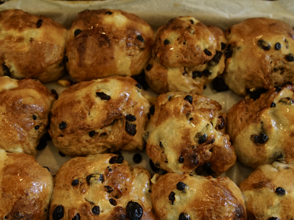 Dascha's Ultimate Brioche Hot Cross Buns