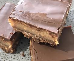 Peanut Butter Caramel Slice (with gluten free option)