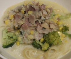 Clam Chowder with Noodles