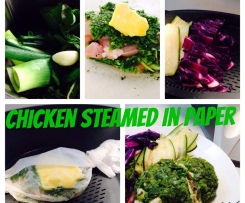 Chicken Breast Steamed in Paper
