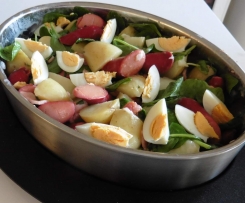 Warm Potato & Frankfurt Salad