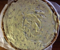 Mint Aero and White Chocolate Cheesecake