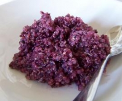 Blueberry Quinoa with Cinnamon and Honey
