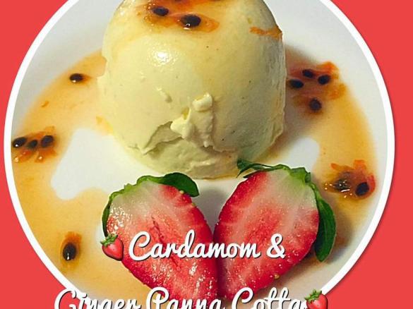 Cardamom & Ginger Panna Cotta