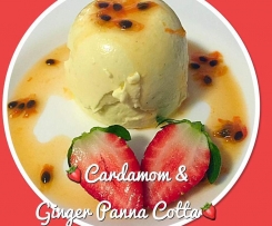 Cardamom & Ginger Panna Cotta