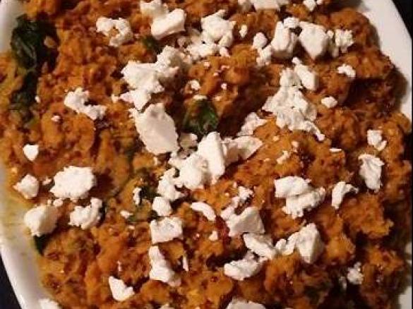 quiona and chick pea side dish